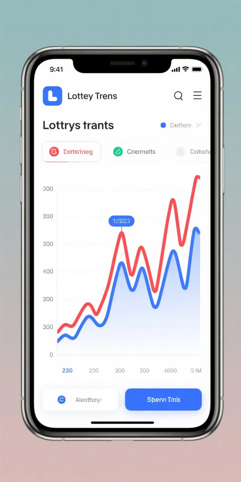 福彩3D App 界面
